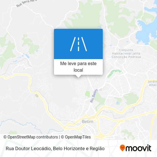 Rua Doutor Leocádio mapa