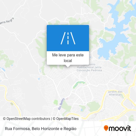 Rua Formosa mapa