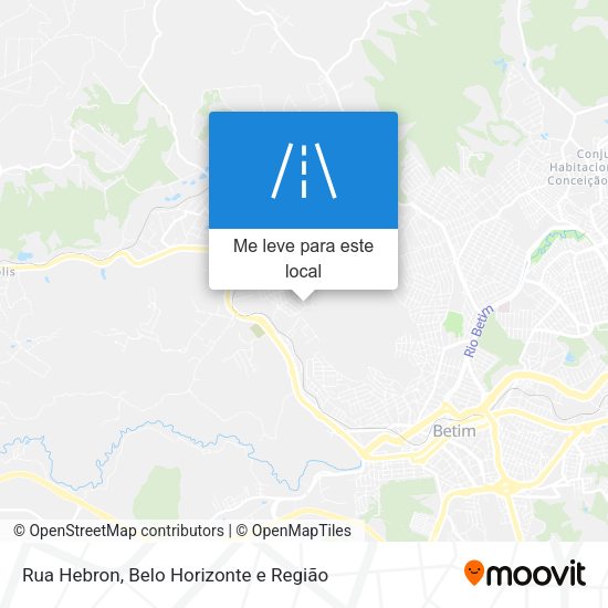 Rua Hebron mapa