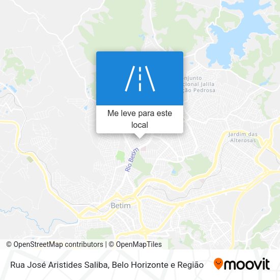 Rua José Aristides Saliba mapa