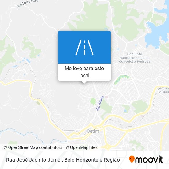 Rua José Jacinto Júnior mapa