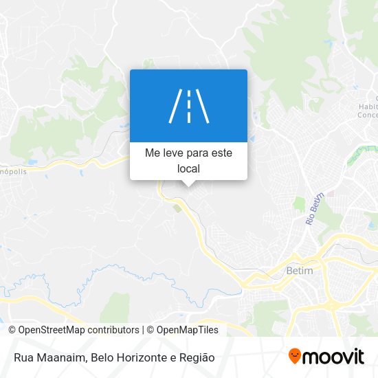 Rua Maanaim mapa