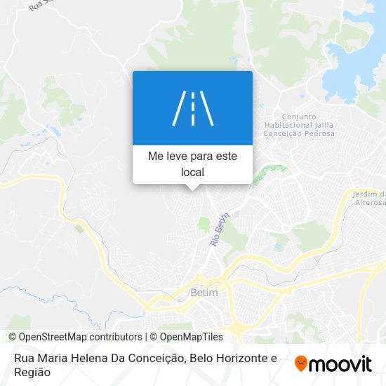 Rua Maria Helena Da Conceição mapa