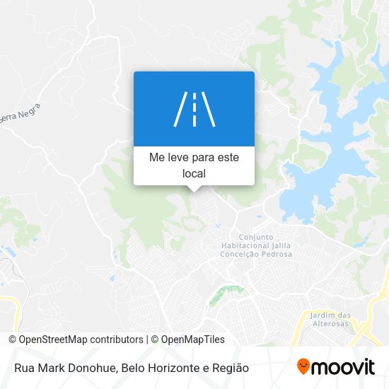 Rua Mark Donohue mapa