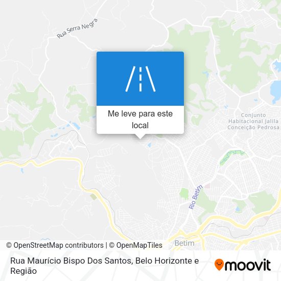 Rua Maurício Bispo Dos Santos mapa