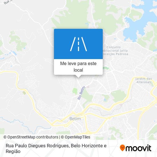 Rua Paulo Diegues Rodrigues mapa