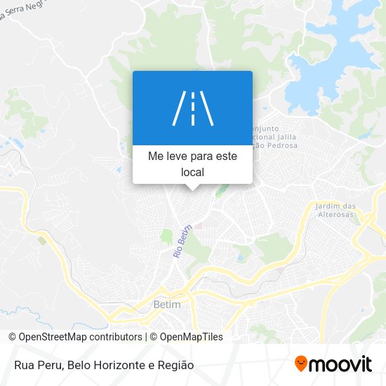 Rua Peru mapa