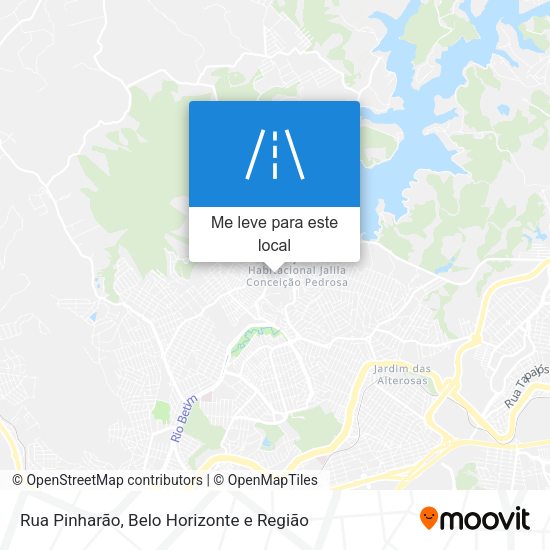 Rua Pinharão mapa