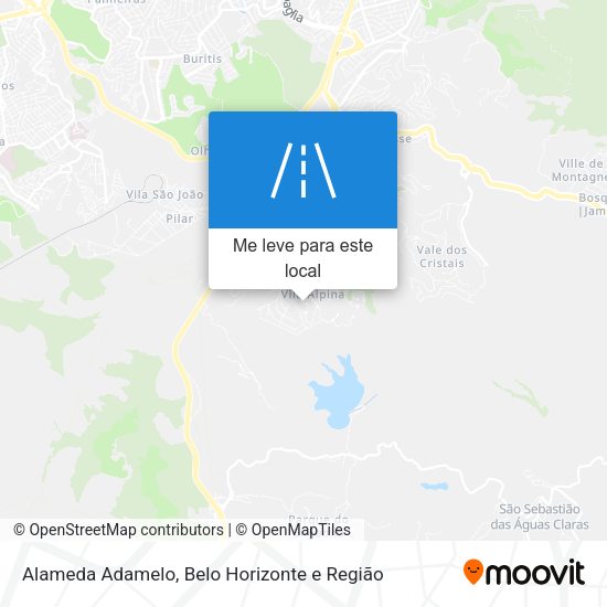 Alameda Adamelo mapa