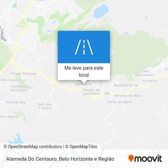 Alameda Do Centauro mapa