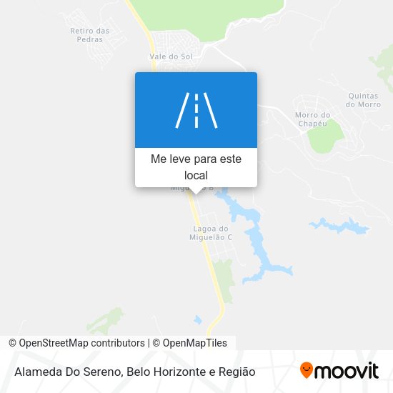 Alameda Do Sereno mapa