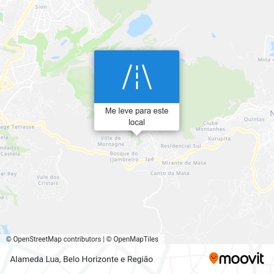Alameda Lua mapa