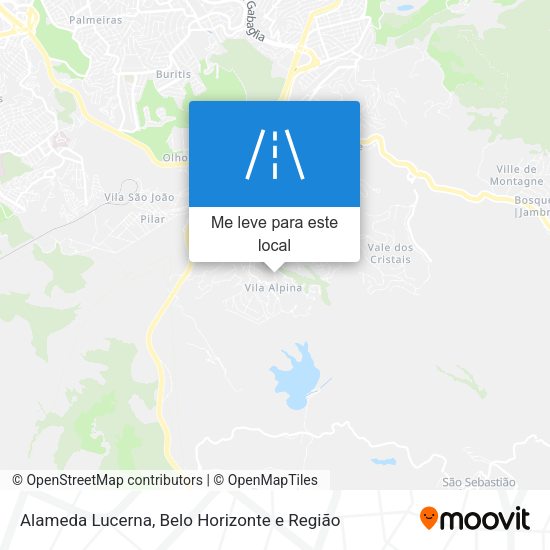 Alameda Lucerna mapa