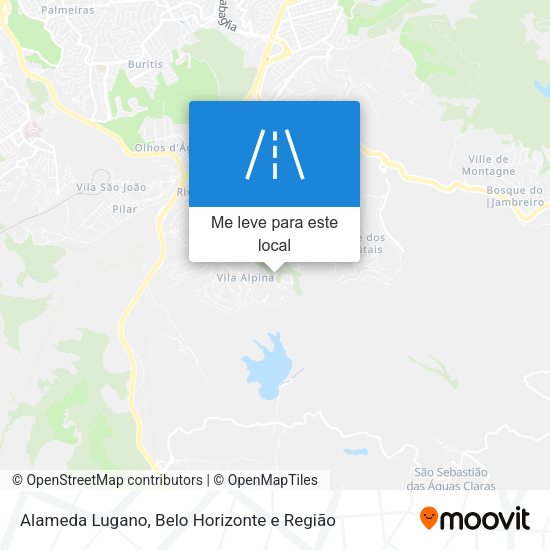 Alameda Lugano mapa