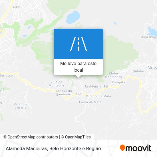 Alameda Macieiras mapa