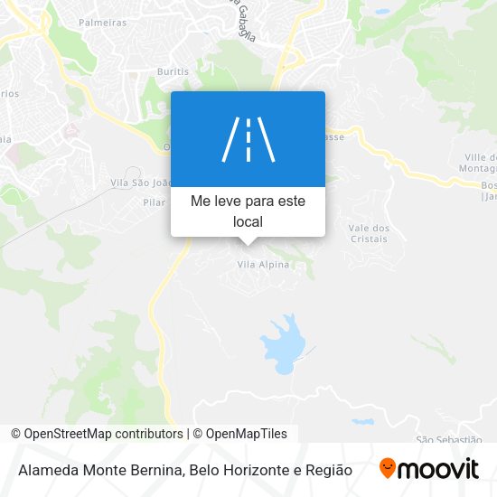 Alameda Monte Bernina mapa