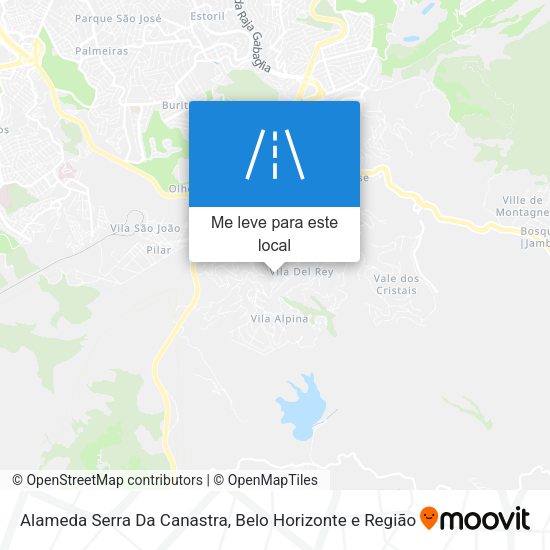 Alameda Serra Da Canastra mapa