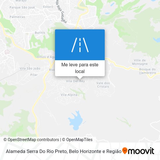Alameda Serra Do Rio Preto mapa