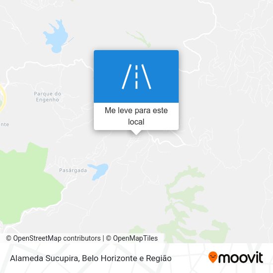 Alameda Sucupira mapa