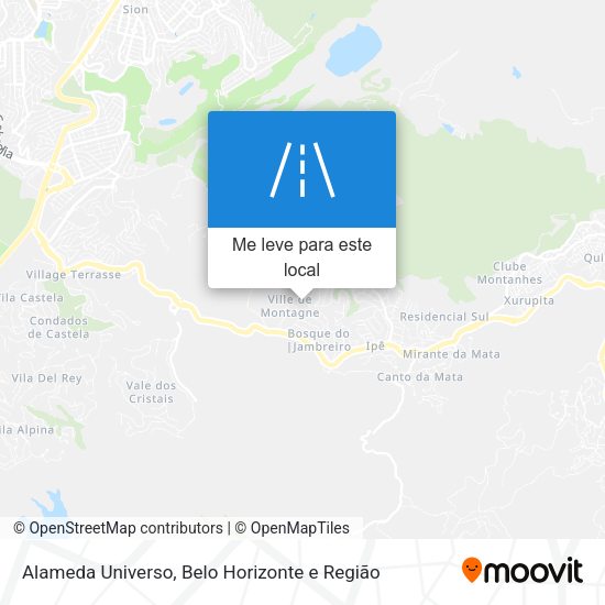 Alameda Universo mapa