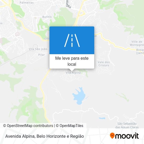 Avenida Alpina mapa