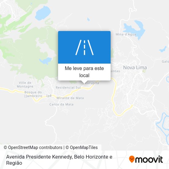 Avenida Presidente Kennedy mapa
