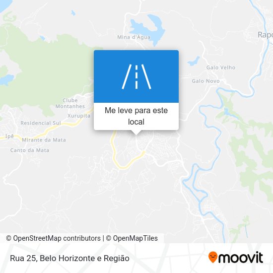 Rua 25 mapa