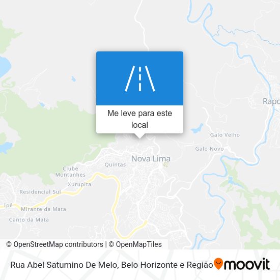 Rua Abel Saturnino De Melo mapa