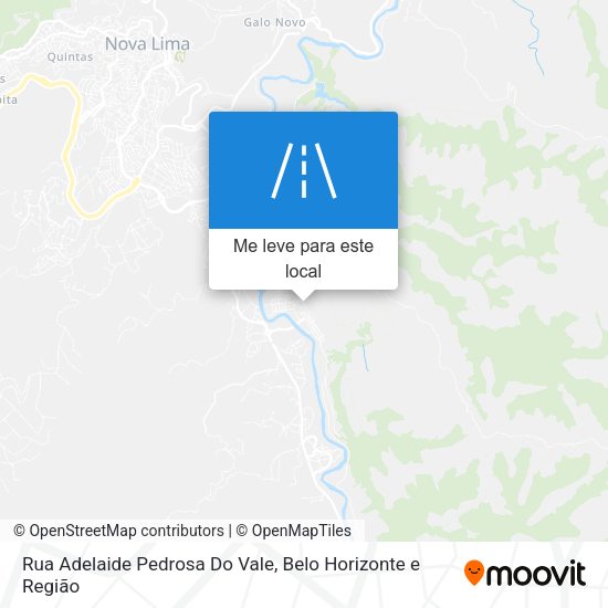 Rua Adelaide Pedrosa Do Vale mapa