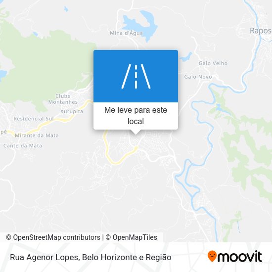 Rua Agenor Lopes mapa