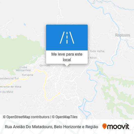 Rua Areião Do Matadouro mapa