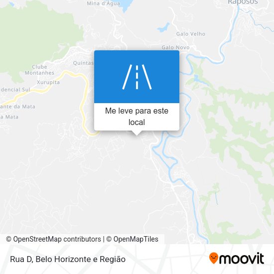 Rua D mapa