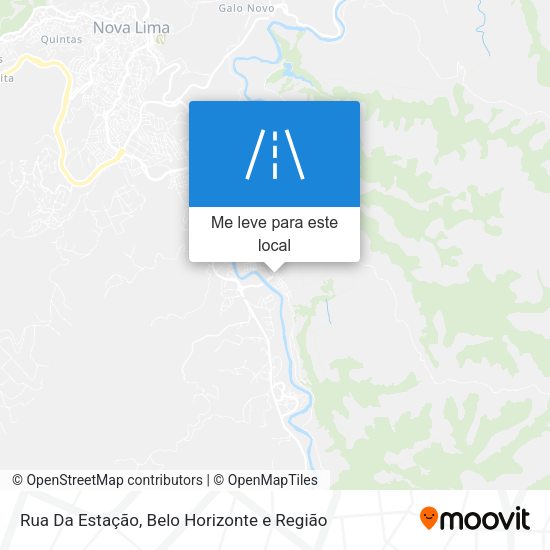 Rua Da Estação mapa