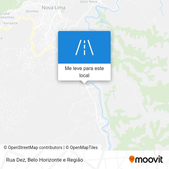 Rua Dez mapa