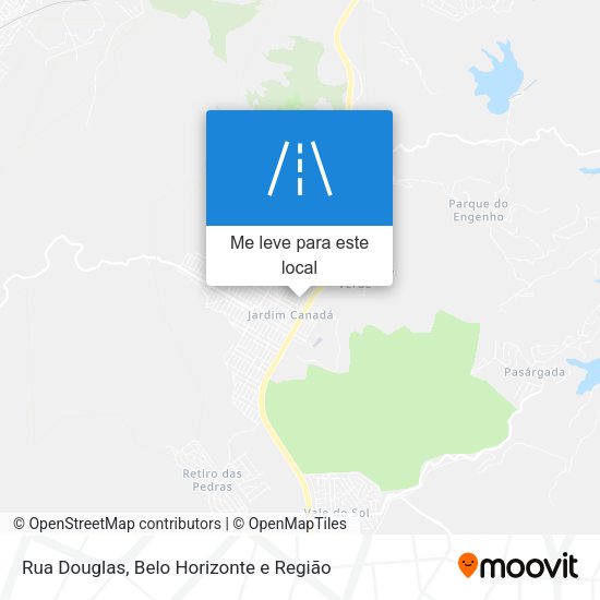 Rua Douglas mapa