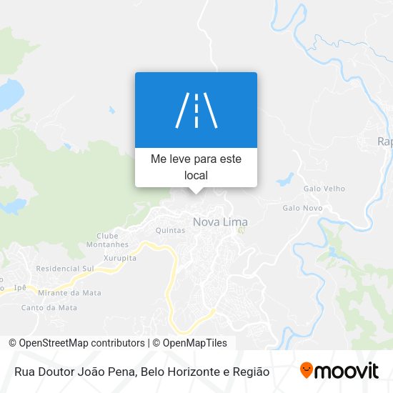 Rua Doutor João Pena mapa