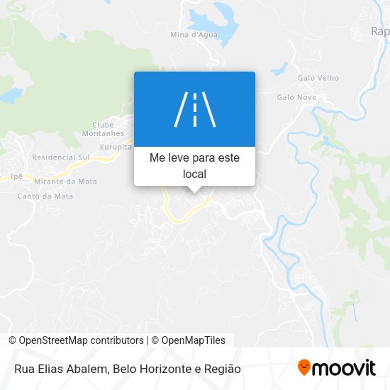 Rua Elias Abalem mapa