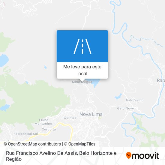 Rua Francisco Avelino De Assis mapa
