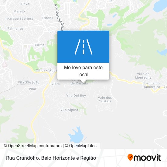 Rua Grandolfo mapa