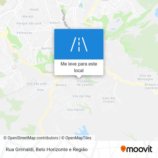 Rua Grimaldi mapa