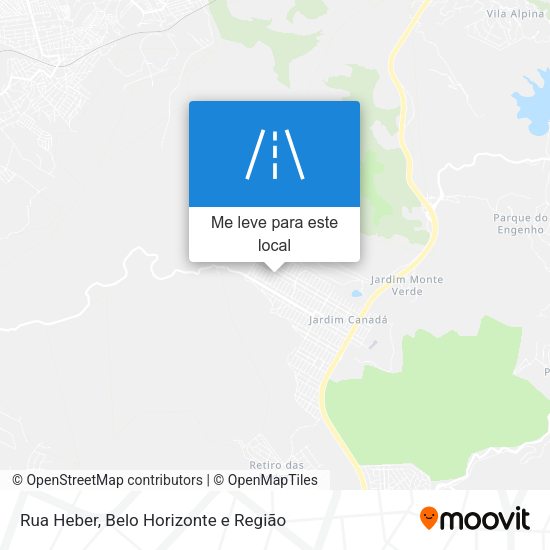 Rua Heber mapa