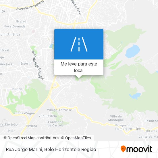 Rua Jorge Marini mapa