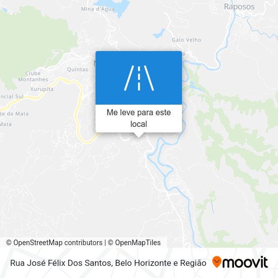 Rua José Félix Dos Santos mapa