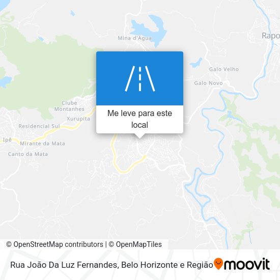 Rua João Da Luz Fernandes mapa