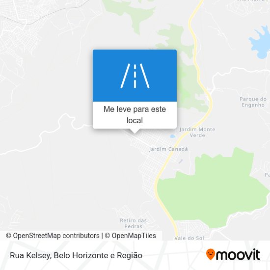 Rua Kelsey mapa