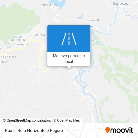 Rua L mapa