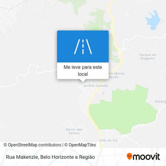 Rua Makenzie mapa