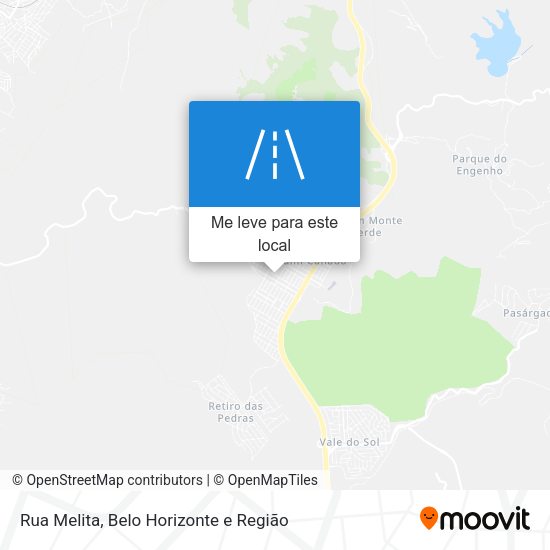 Rua Melita mapa