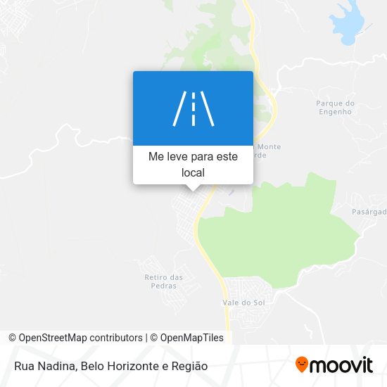Rua Nadina mapa