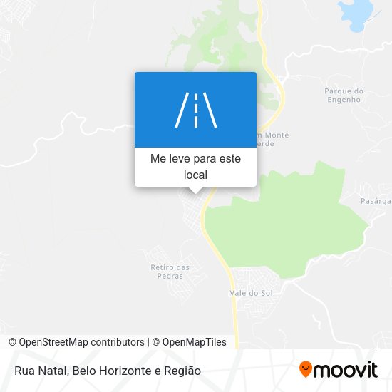 Rua Natal mapa